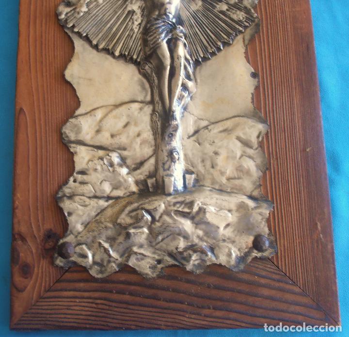Antig&uuml;edades: BAJORRELIEVE DE CRISTO EN LA CRUZ - Foto 4