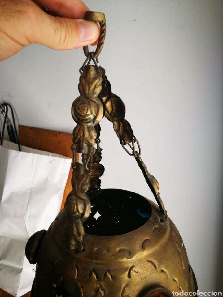 Antig&uuml;edades: LAMPARA VOTIVA ANTIGUA - Foto 4