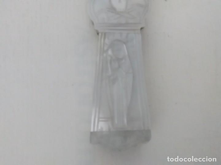 Antig&uuml;edades: Cruz de n&aacute;car 15X 7,5 ctms - Foto 4