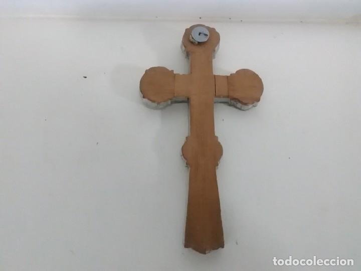 Antig&uuml;edades: Cruz de n&aacute;car 15X 7,5 ctms - Foto 6