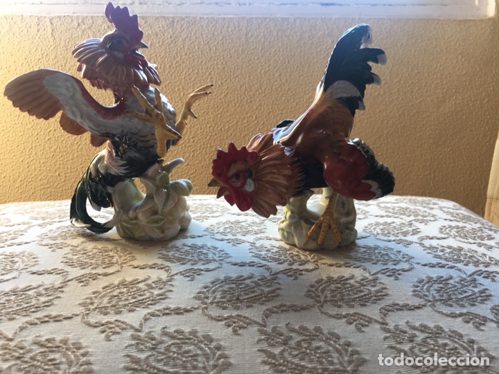 Antig&uuml;edades: Pareja de gallos de Algora - Foto 6