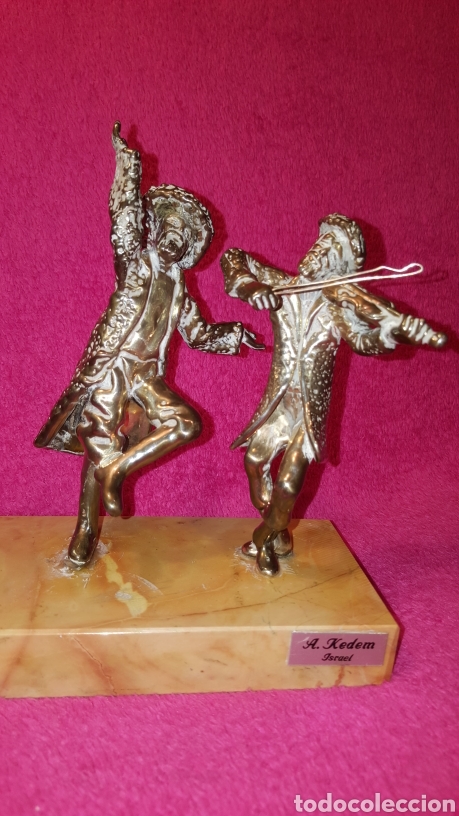 Antig&uuml;edades: VIOLINISTA Y BAILARIN DE PLATA - Foto 2