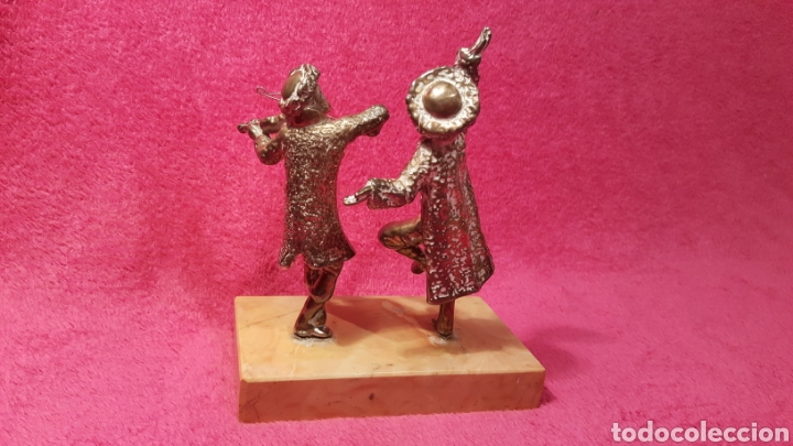 Antig&uuml;edades: VIOLINISTA Y BAILARIN DE PLATA - Foto 9