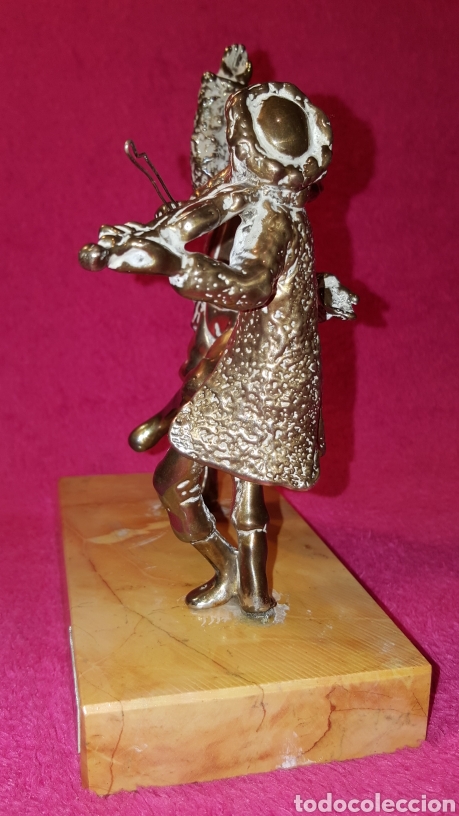 Antig&uuml;edades: VIOLINISTA Y BAILARIN DE PLATA - Foto 16