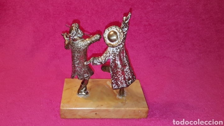 Antig&uuml;edades: VIOLINISTA Y BAILARIN DE PLATA - Foto 17
