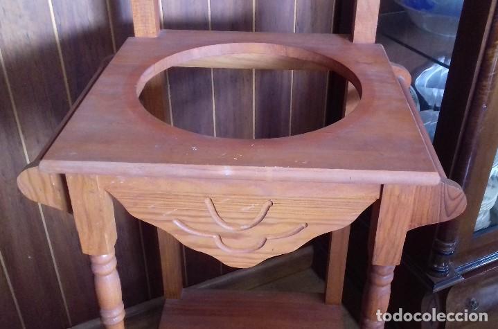 Antig&uuml;edades: BONITO LAVABO DE MADERA. - Foto 2