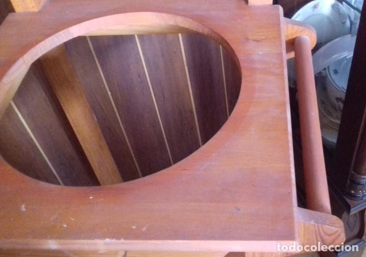 Antig&uuml;edades: BONITO LAVABO DE MADERA. - Foto 5