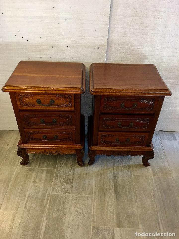 Antig&uuml;edades: PAREJA DE MESILLAS LUIS XV - Foto 3
