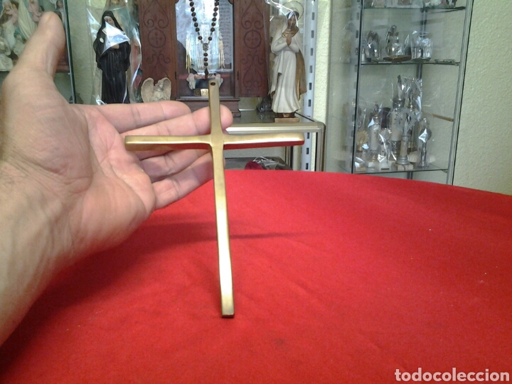 Antig&uuml;edades: Cruz en bronce macizo - Foto 1