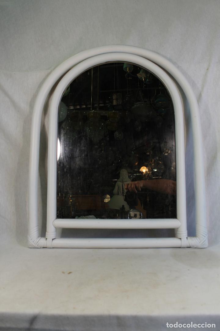 Antig&uuml;edades: espejo de bamb&uacute; - Foto 1
