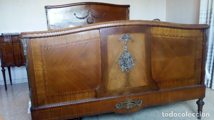 Antig&uuml;edades: Cama estilo imperio. - Foto 2