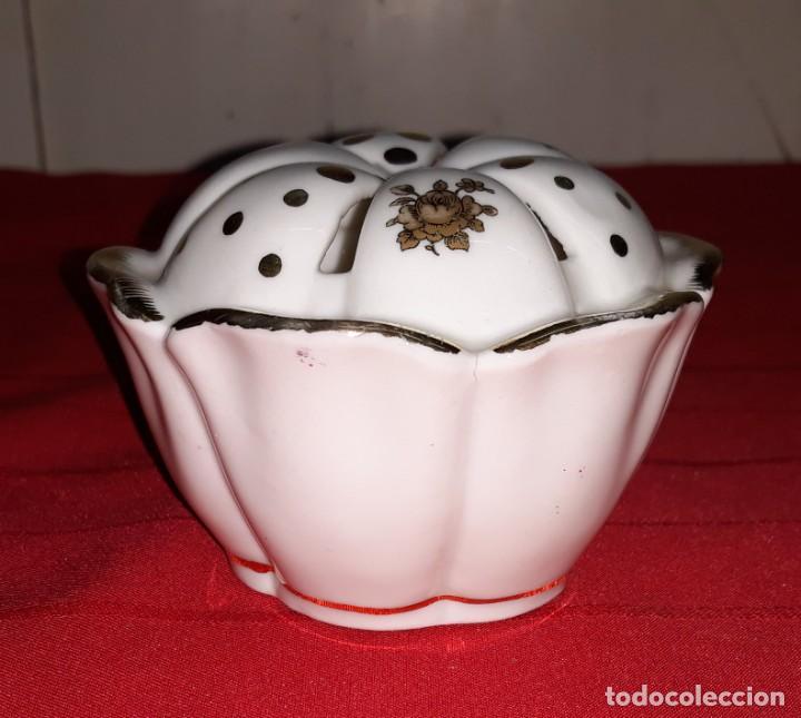Antig&uuml;edades: PIEZA DE PORCELANA MARCA HISPANIA - Foto 2