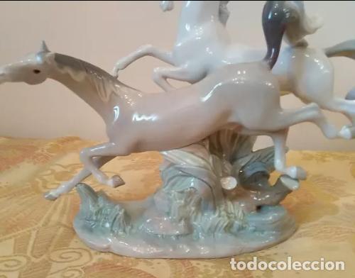 Antig&uuml;edades: Caballos de Porcelana Lladr&oacute; - Foto 2