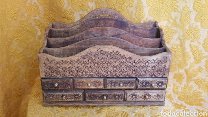 Antig&uuml;edades: MUEBLE DE ESCRITORIO CON CAJONES - Foto 1
