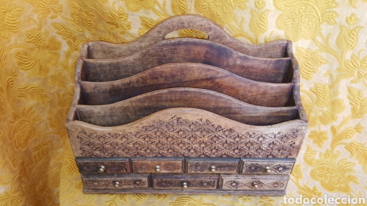 Antig&uuml;edades: MUEBLE DE ESCRITORIO CON CAJONES - Foto 2