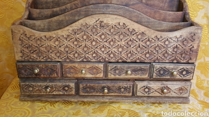 Antig&uuml;edades: MUEBLE DE ESCRITORIO CON CAJONES - Foto 3