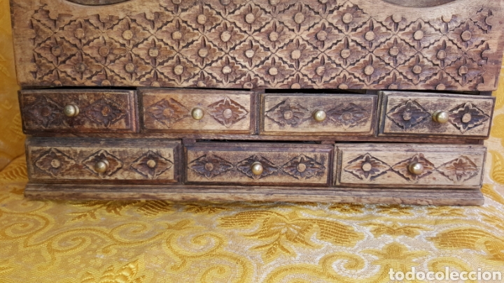 Antig&uuml;edades: MUEBLE DE ESCRITORIO CON CAJONES - Foto 4