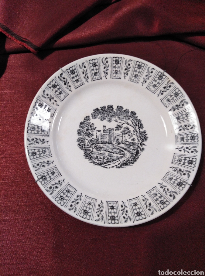 Antig&uuml;edades: Plato Pickman porcelana - Foto 4