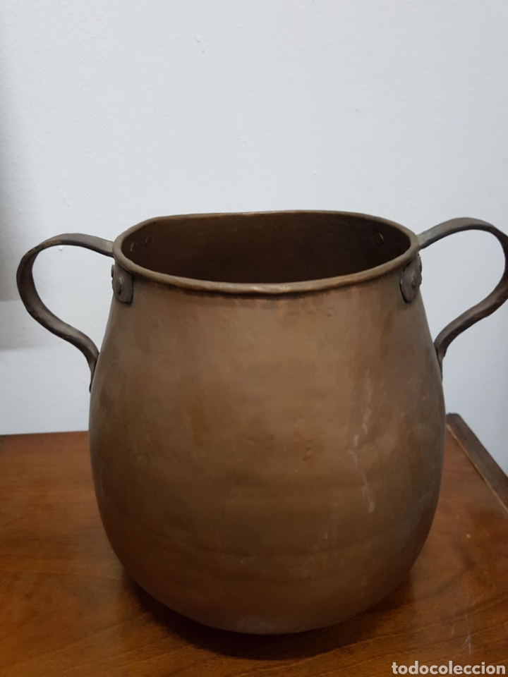 Antig&uuml;edades: Olla cobre antigua - Foto 3