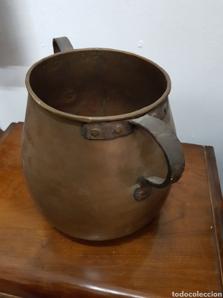 Antig&uuml;edades: Olla cobre antigua - Foto 6