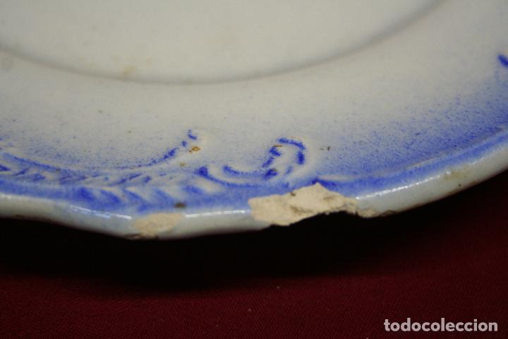 Antig&uuml;edades: LOTE DE 5 PLATOS ANTIGUOS - Foto 24