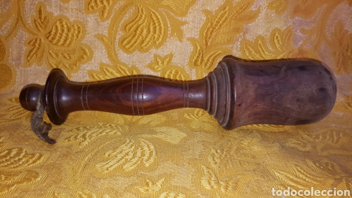 Antig&uuml;edades: GRAN MORTERO ANTIGUO DE MADERA - Foto 7