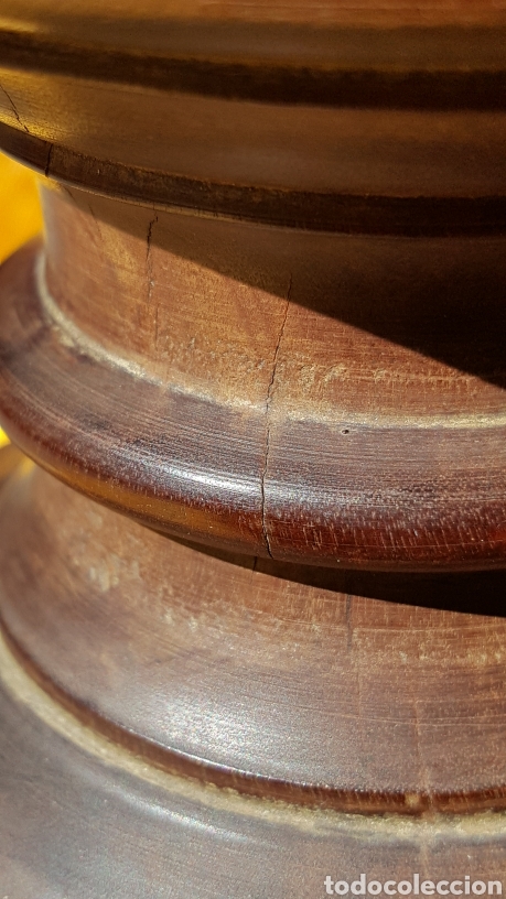 Antig&uuml;edades: GRAN MORTERO ANTIGUO DE MADERA - Foto 15