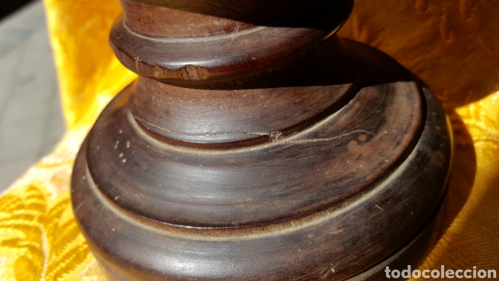 Antig&uuml;edades: GRAN MORTERO ANTIGUO DE MADERA - Foto 17