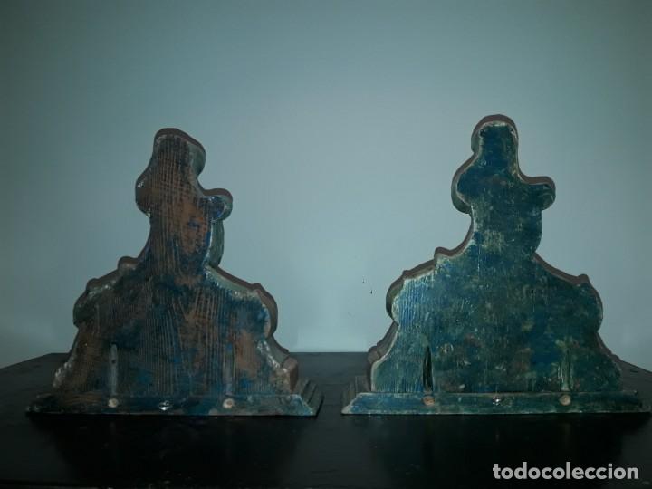 Antig&uuml;edades: Pareja mensuales talla madera - Foto 4
