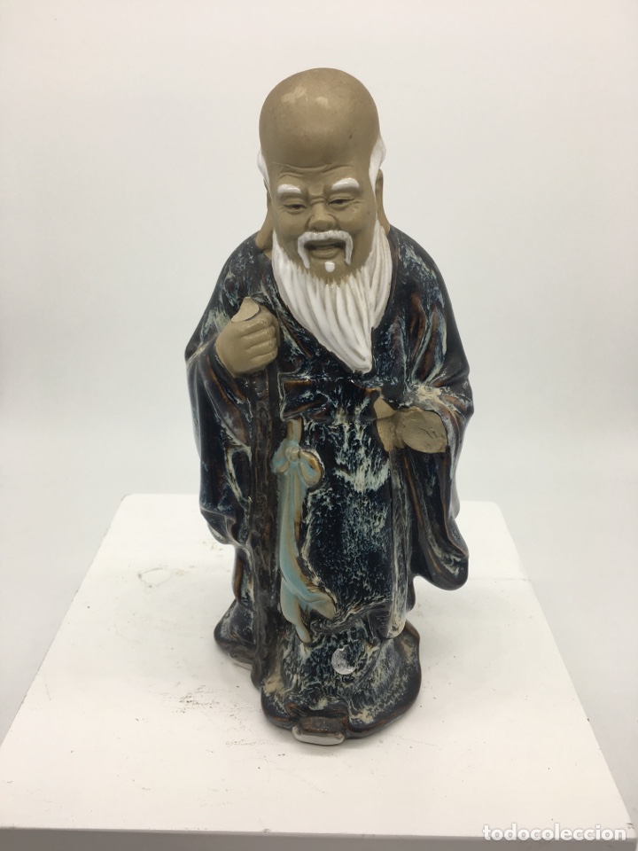 Antig&uuml;edades: Figura monje chino - Foto 1