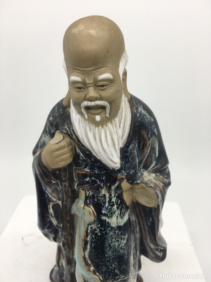 Antig&uuml;edades: Figura monje chino - Foto 2