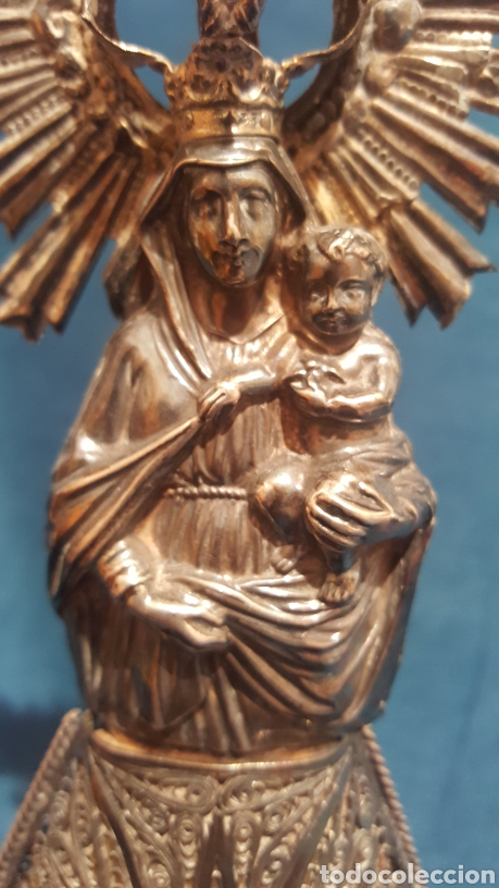 Antig&uuml;edades: VIRGEN DEL PILAR DE PLATA - Foto 4