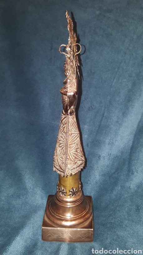 Antig&uuml;edades: VIRGEN DEL PILAR DE PLATA - Foto 30