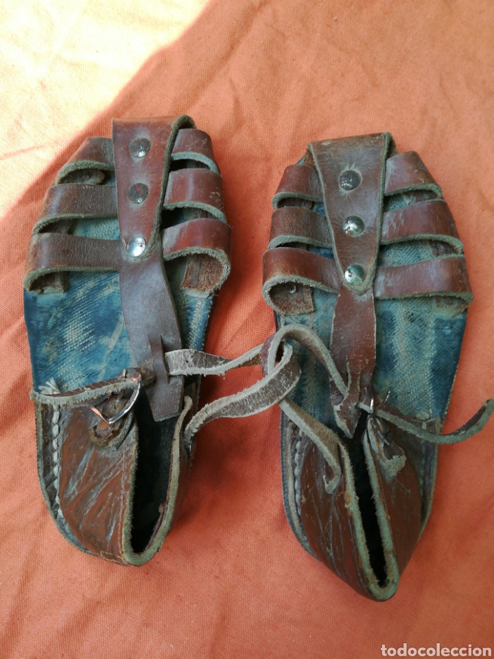 calzado - par de sandalias antiguas de en - Compra venta en todocoleccion