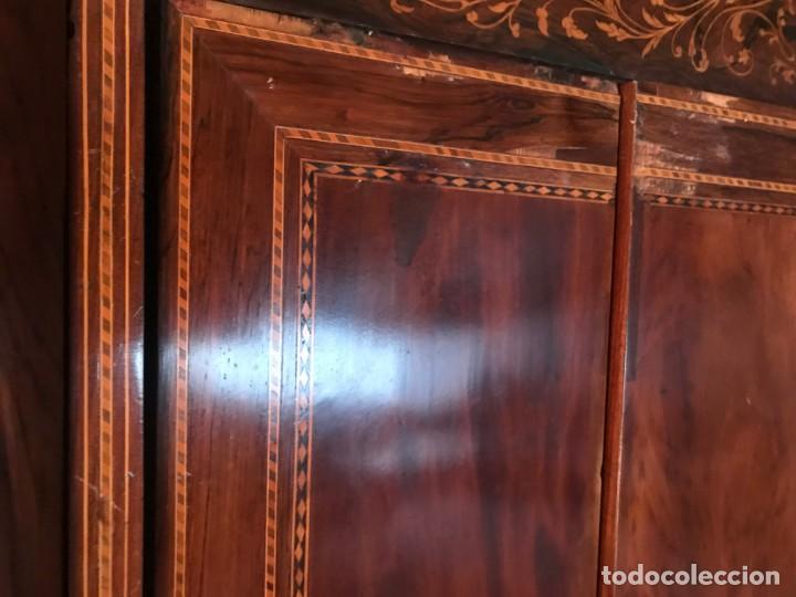 Antig&uuml;edades: EXCEPCIONAL COMODA FERNANDINA, CON MARQUETERIA - Foto 5