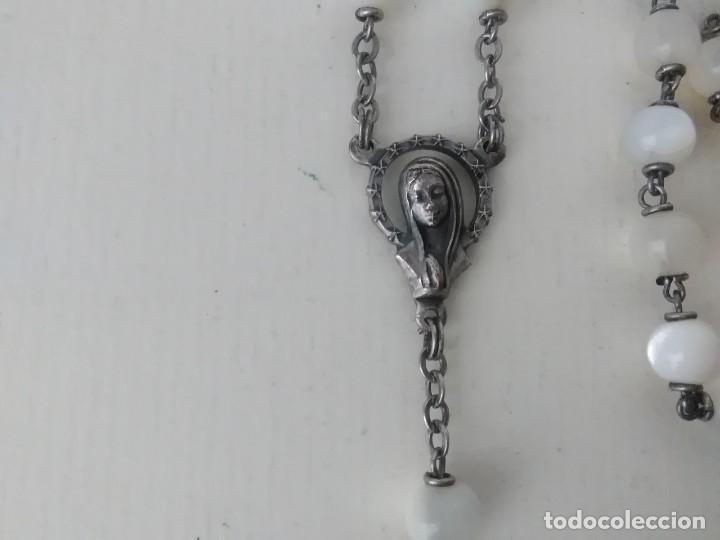 Antig&uuml;edades: Libro y rosario mi primera comuni&oacute;n de n&aacute;car - Foto 5