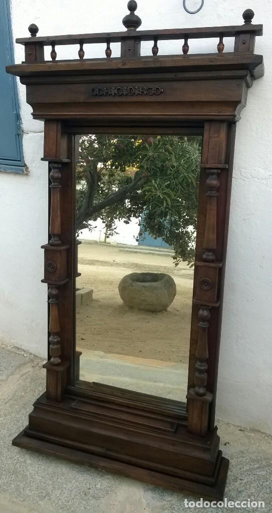 Antig&uuml;edades: Espejo de madera