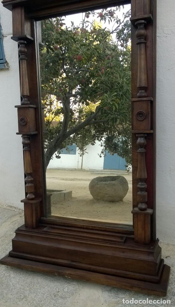 Antig&uuml;edades: Espejo de madera - Foto 2