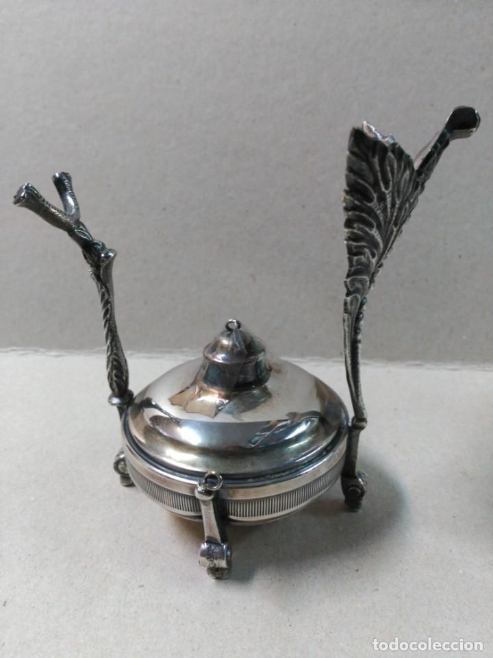 Antig&uuml;edades: CALIENTACOPAS Y COPA DE METAL Y CRISTAL - Foto 9