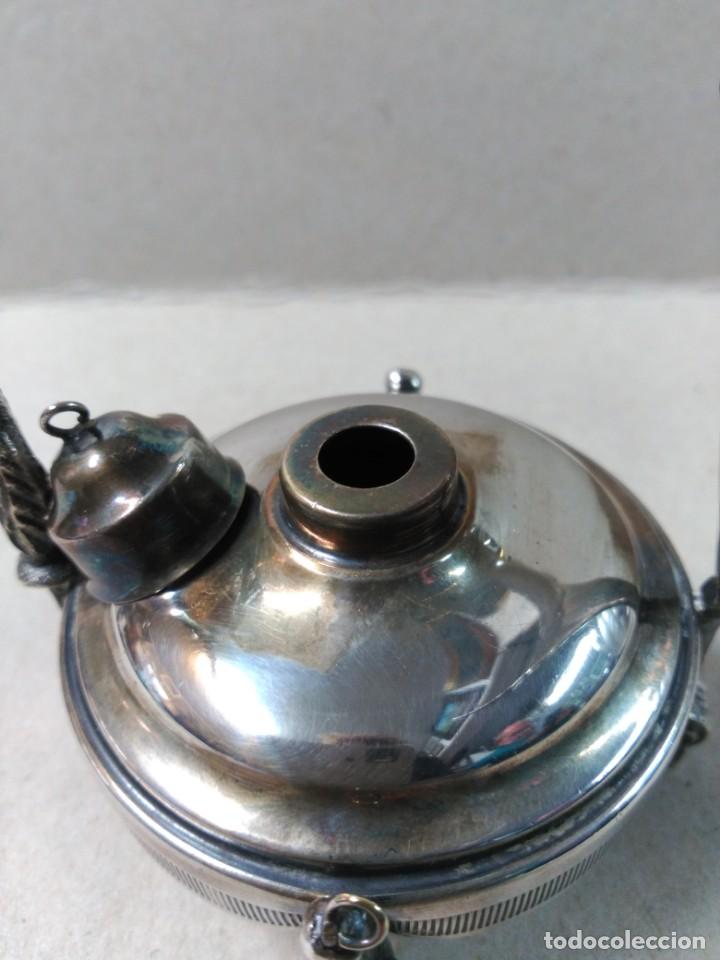 Antig&uuml;edades: CALIENTACOPAS Y COPA DE METAL Y CRISTAL - Foto 11