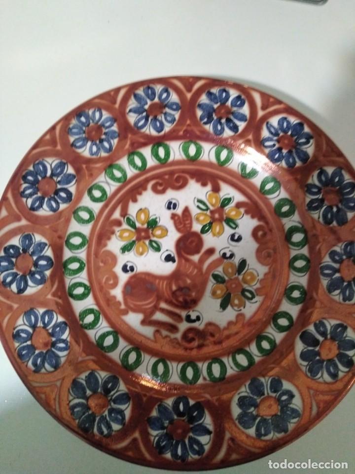 Antig&uuml;edades: Plato cer&aacute;mica reflejos - Foto 1