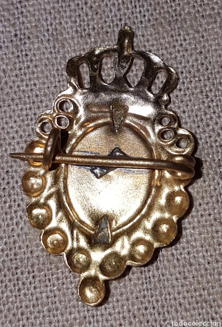 Antig&uuml;edades: Medalla hojalata virgen - Foto 2