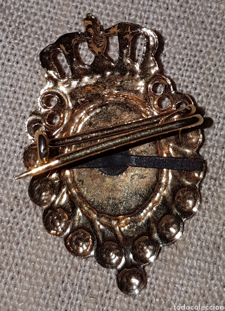 Antig&uuml;edades: Medalla hojalata virgen - Foto 2