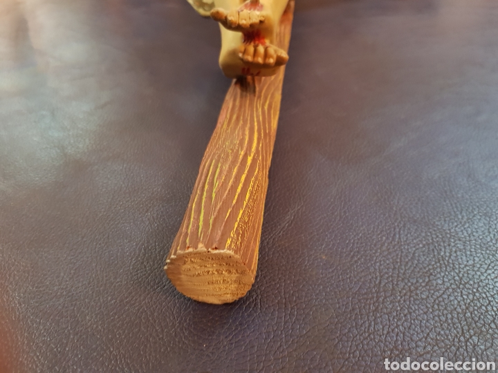 Antig&uuml;edades: CRISTO DE 45 CM CON CRUZ RUSTICA - Foto 5