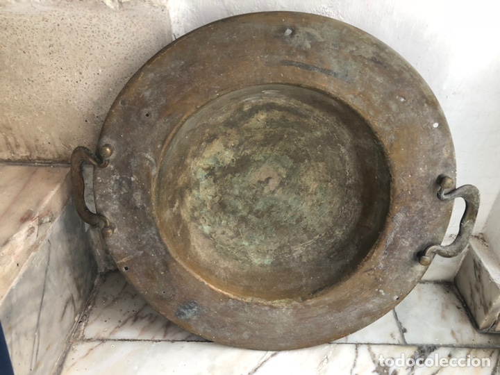 Antig&uuml;edades: BRASERO DE BRONCE ANTIGUO - Foto 1