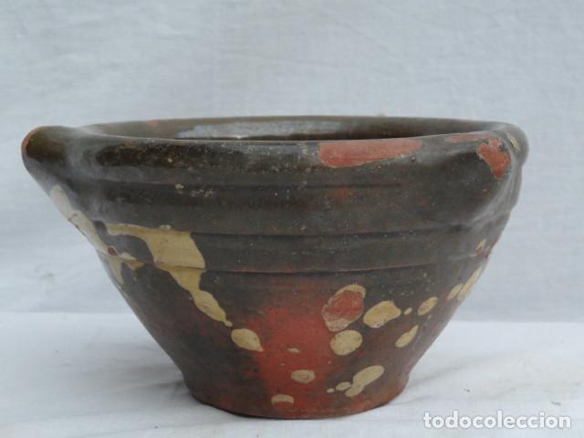 Antig&uuml;edades: ANTIGUO MORTERO ALMIREZ DE CER&Aacute;MICA. - Foto 2
