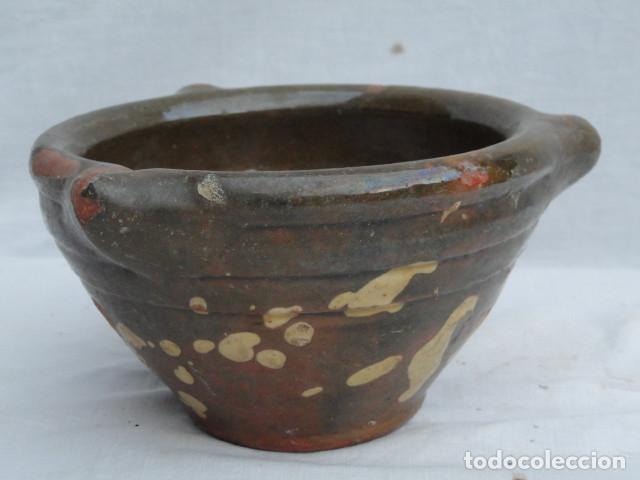 Antig&uuml;edades: ANTIGUO MORTERO ALMIREZ DE CER&Aacute;MICA. - Foto 3