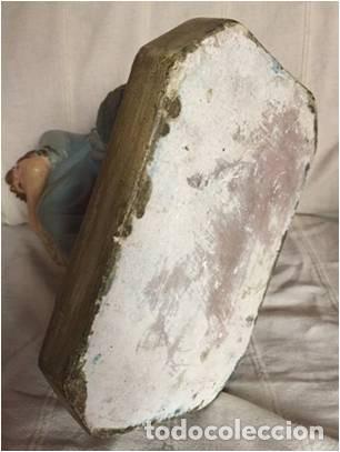 Antig&uuml;edades: FIGURA DE PASTOR CON OVEJA - Foto 2