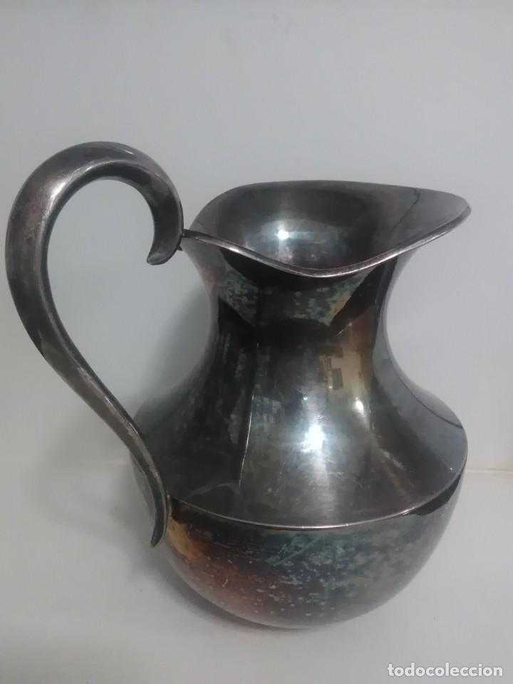 Antig&uuml;edades: Jarra de alpaca 15x15. Ctms - Foto 2