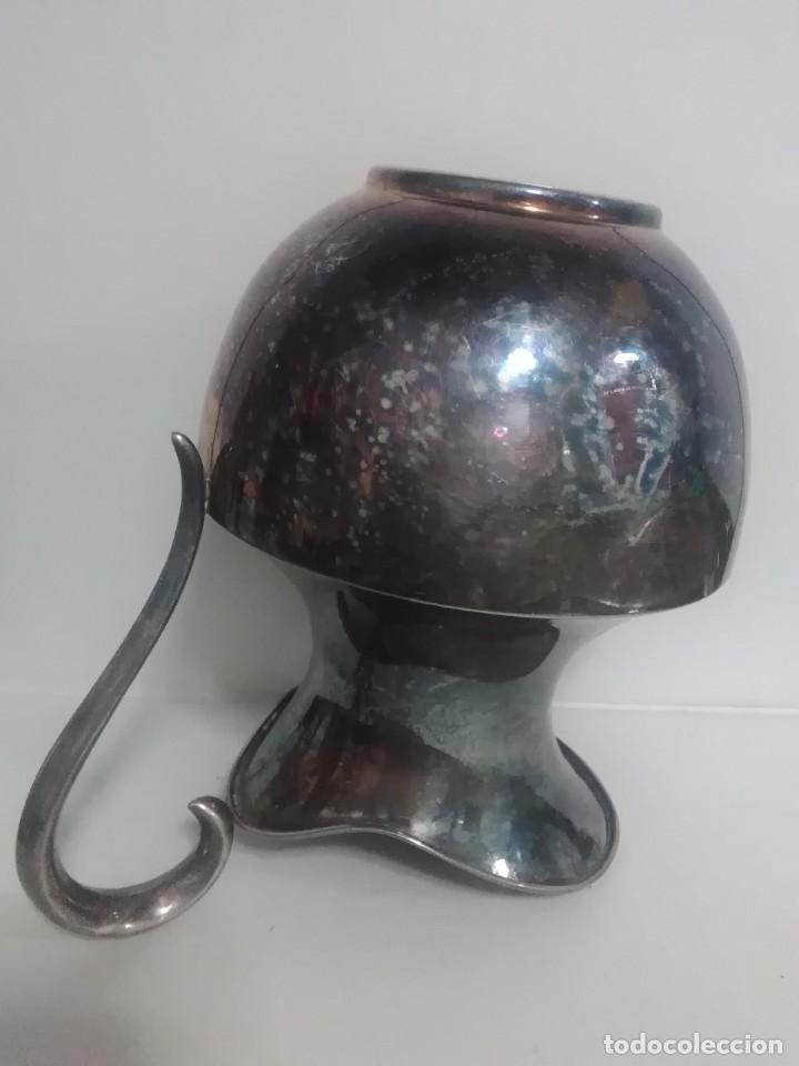 Antig&uuml;edades: Jarra de alpaca 15x15. Ctms - Foto 5